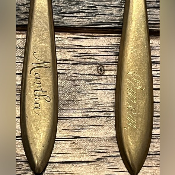 Vintage Dirigold Dirilyte Gold small Demitasse baby Spoons (6) - Picture 5 of 7